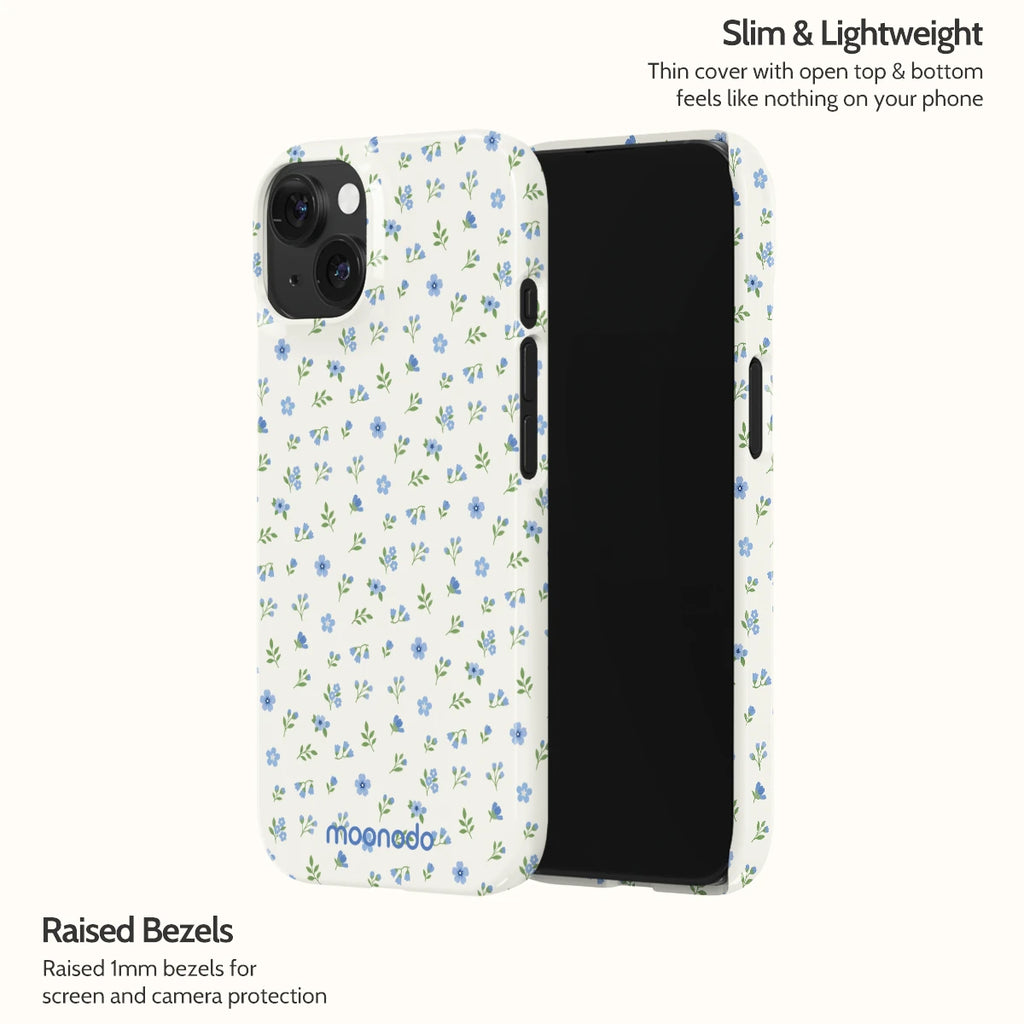 Periwinkle Sprigs - iPhone 15 Case