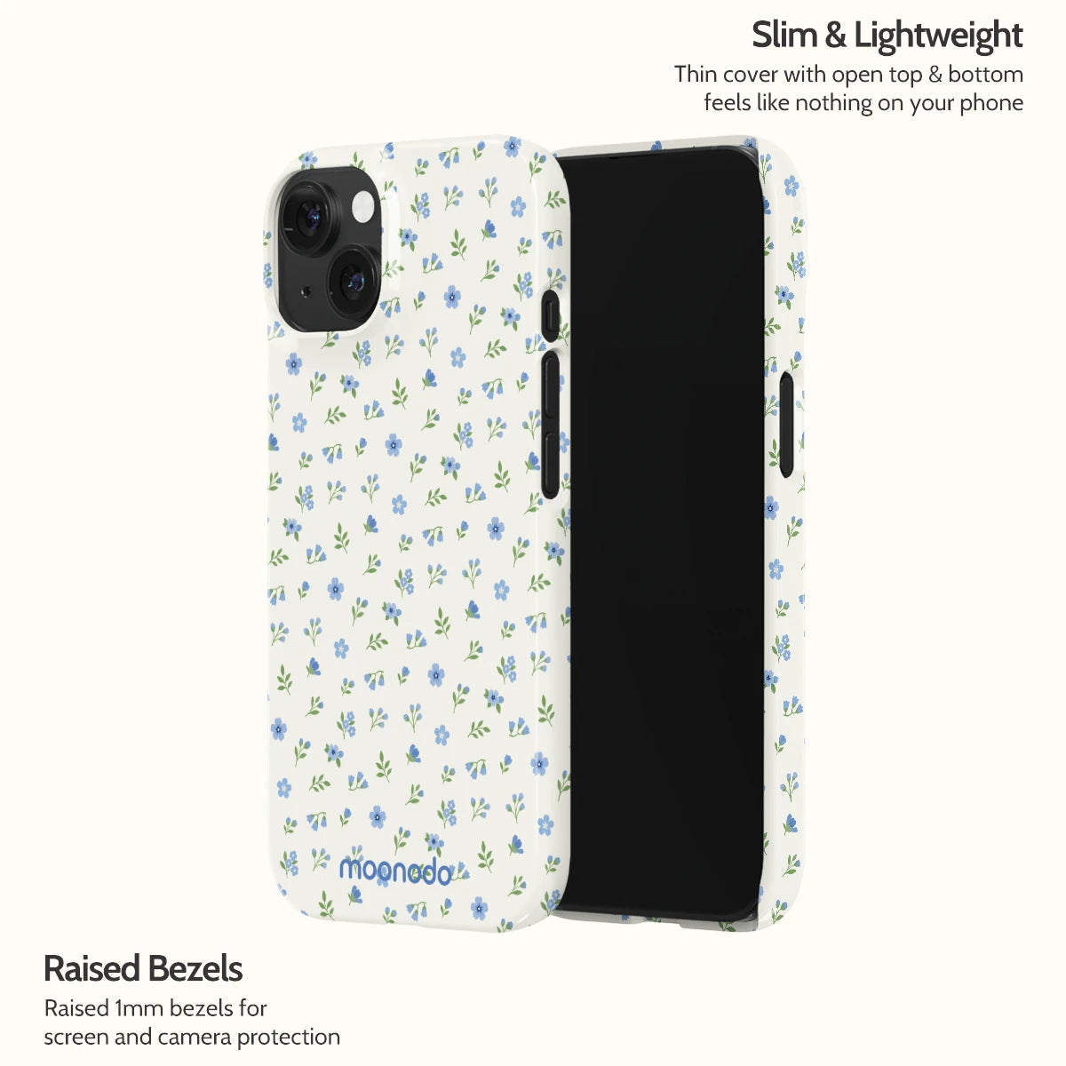 Periwinkle Sprigs - iPhone 15 Case
