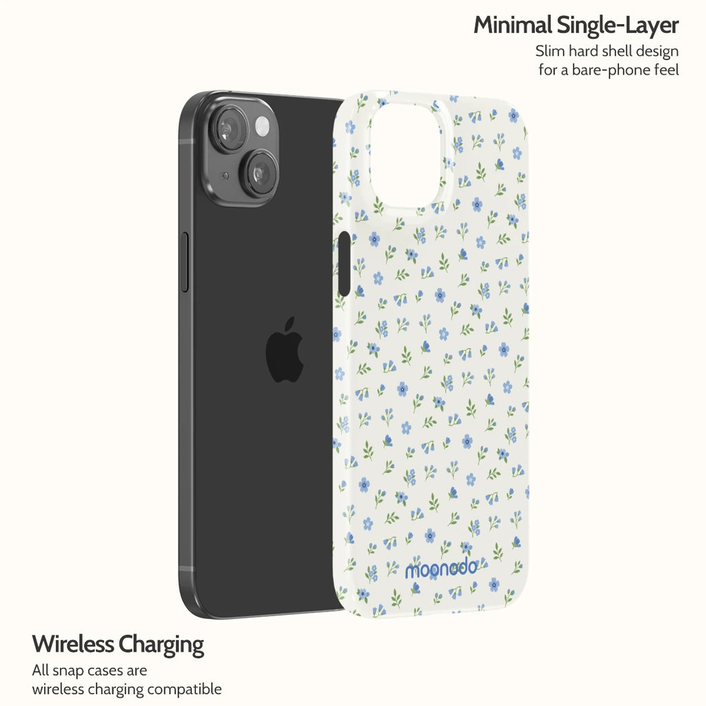 Periwinkle Sprigs - iPhone 15 Plus Case
