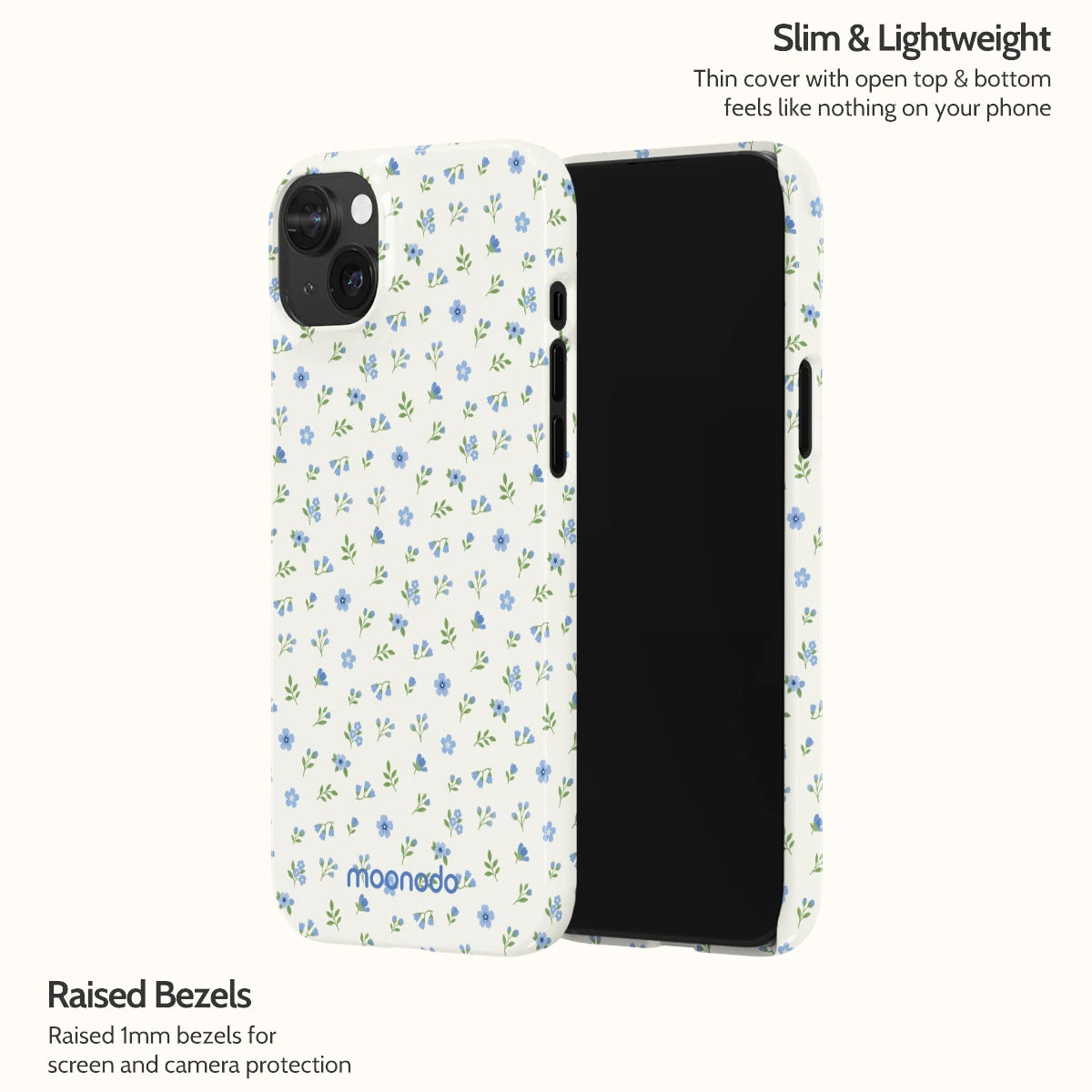 Periwinkle Sprigs - iPhone 15 Plus Case