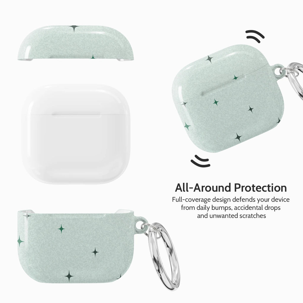 Mint Constellation - AirPods 4 Case