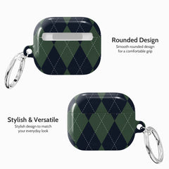 Pine Argyle - AirPods 3 Case