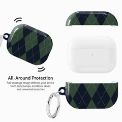 Pine Argyle - AirPods Pro 2 Case