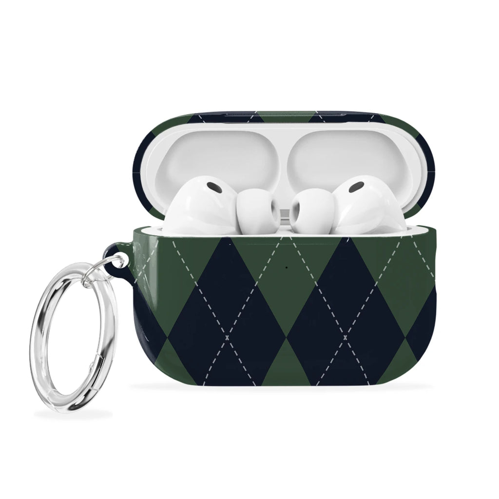 Pine Argyle - AirPods Pro 3 Case