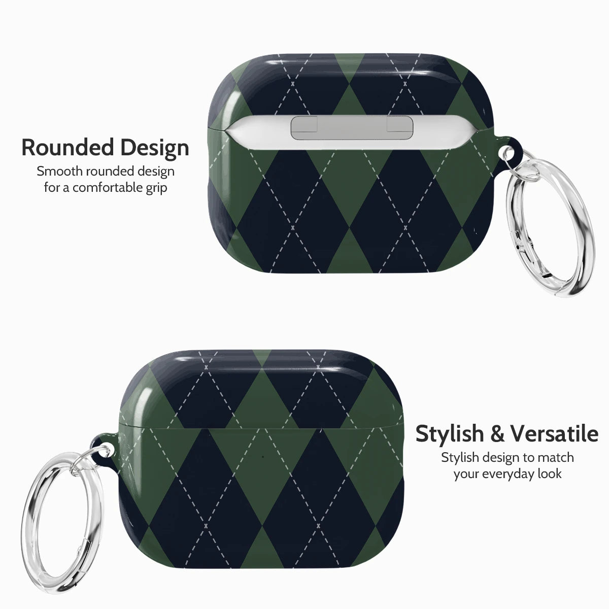 Pine Argyle - AirPods Pro 3 Case