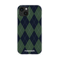 Pine Argyle - iPhone 13 Case