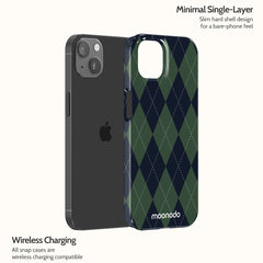 Pine Argyle - iPhone 13 Case