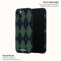 Pine Argyle - iPhone 13 Case