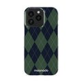 Pine Argyle - iPhone 13 Pro Case