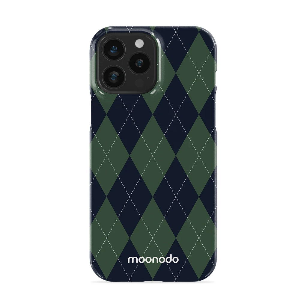 Pine Argyle - iPhone 13 Pro Max Case