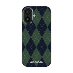 Pine Argyle - iPhone 17 Case