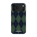 Pine Argyle - iPhone 17 Pro Max Case