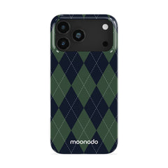 Pine Argyle - iPhone 17 Pro Max Case