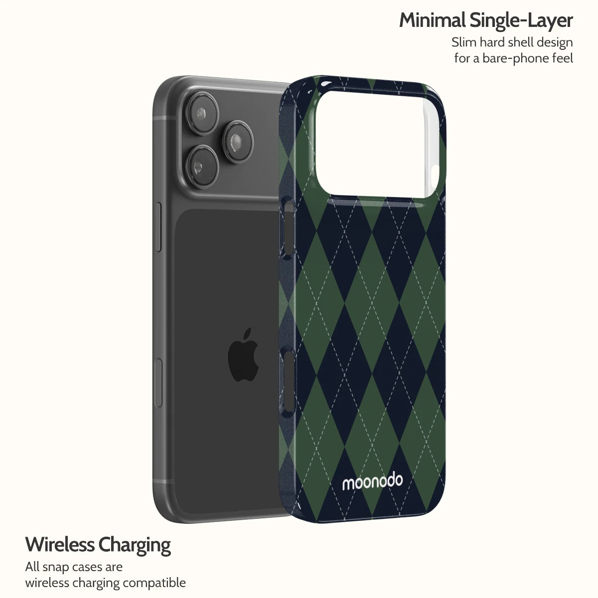Pine Argyle - iPhone 17 Pro Max Case