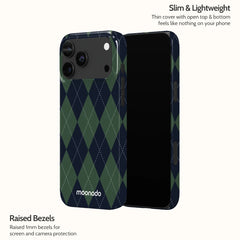 Pine Argyle - iPhone 17 Pro Max Case