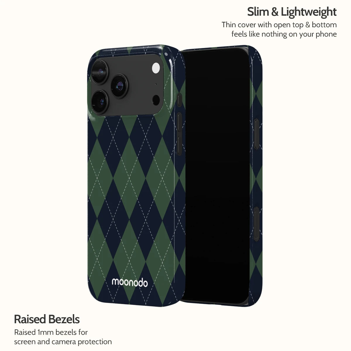 Pine Argyle - iPhone 17 Pro Max Case