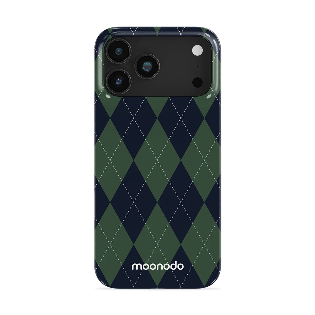 Pine Argyle - iPhone 18 Pro Max Case