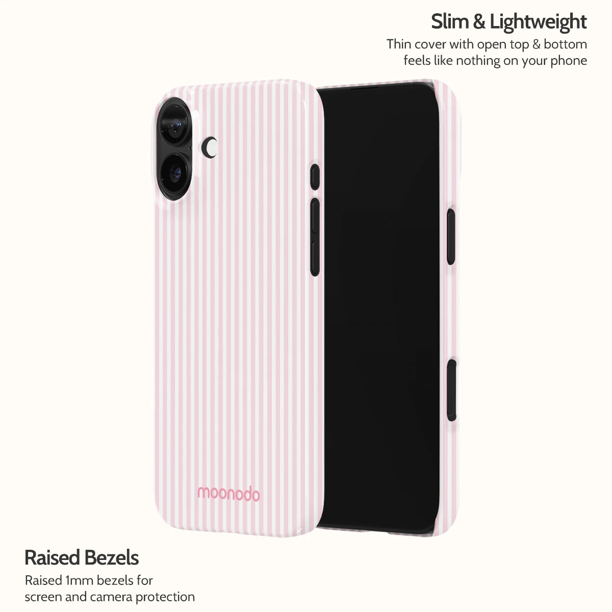 Candy Pinstripe - iPhone 16 Plus Case