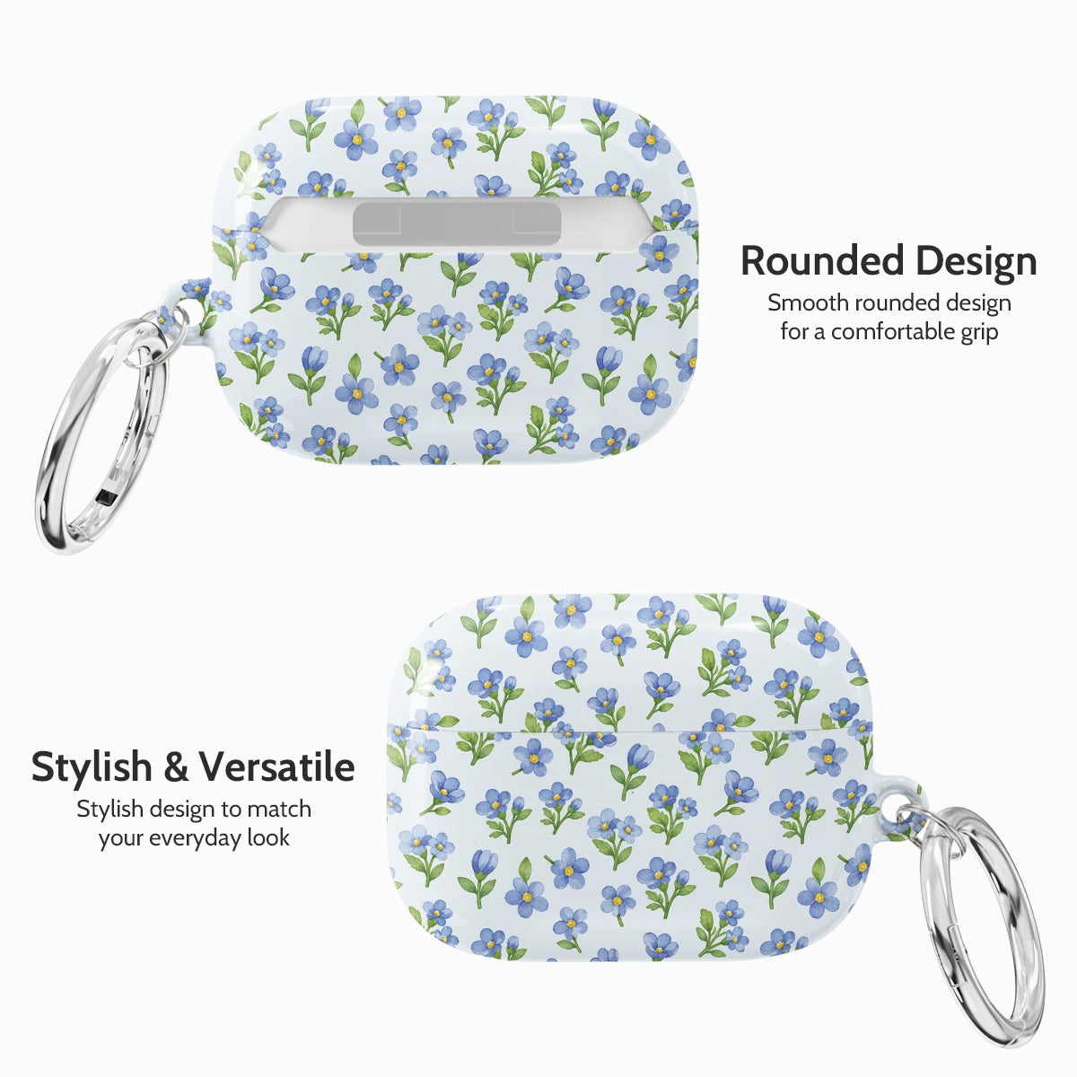 Azure Posies - AirPods Pro 1 Case