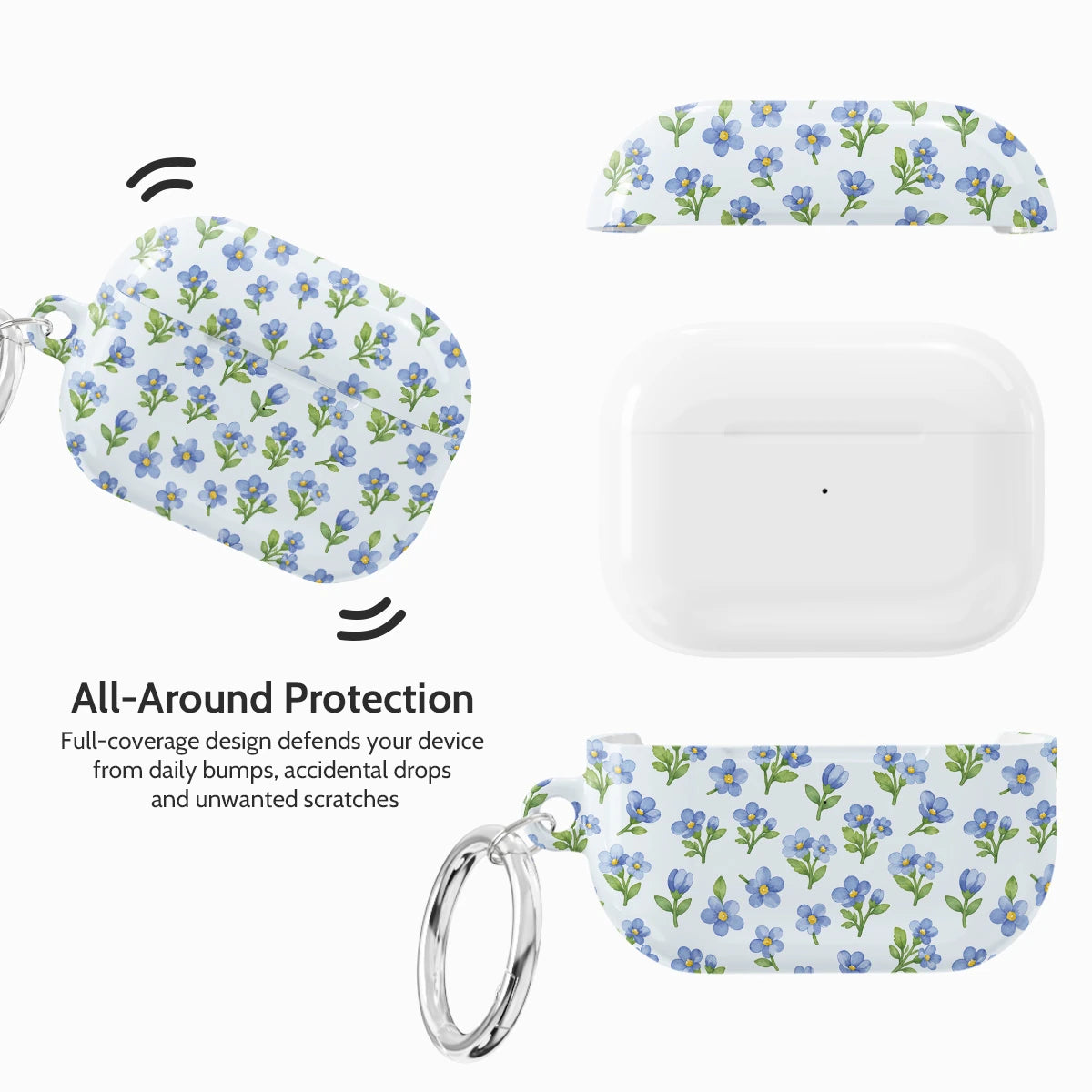 Azure Posies - AirPods Pro 2 Case