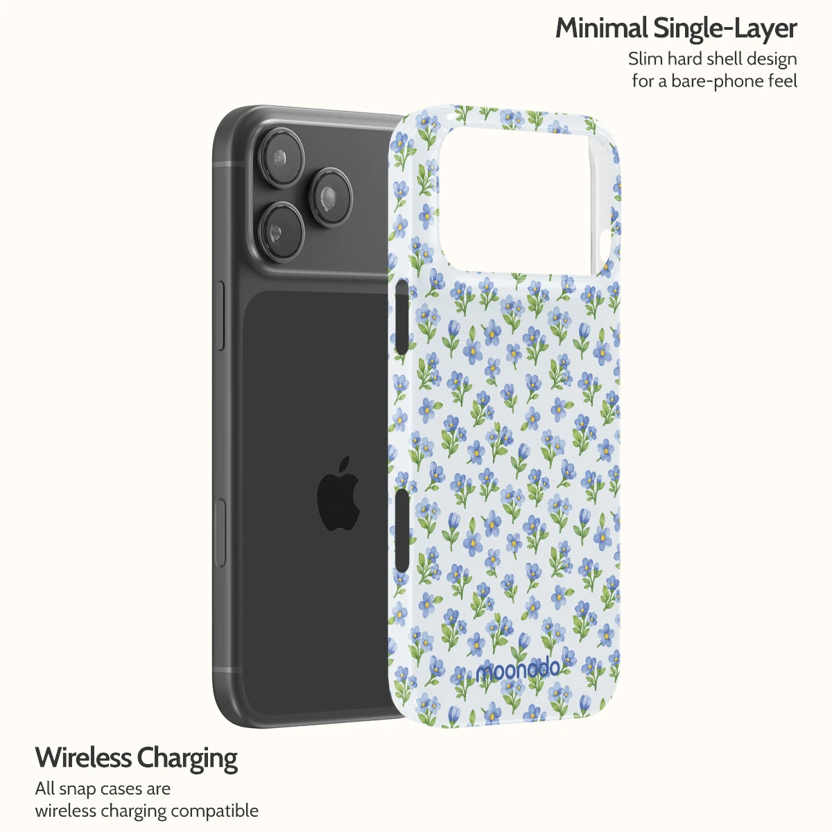 Azure Posies - iPhone 18 Pro Max Case