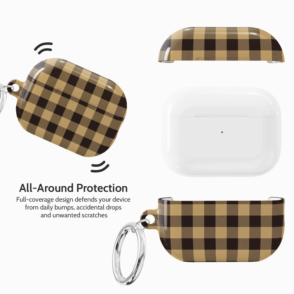 Umber Check - AirPods Pro 2 Case