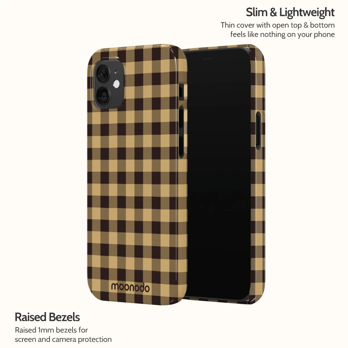 Umber Check - iPhone 12 Mini Case