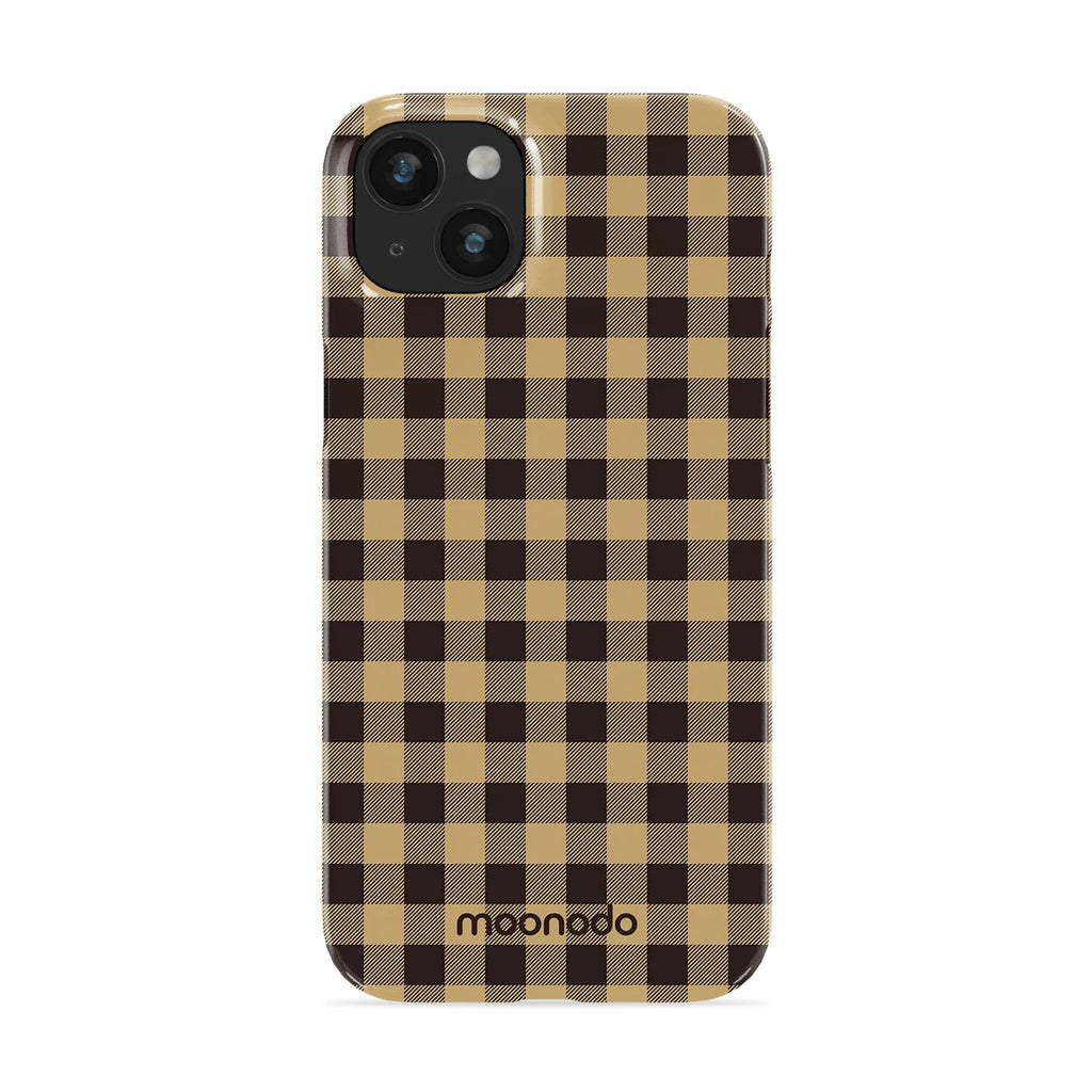 Umber Check - iPhone 15 Plus Case