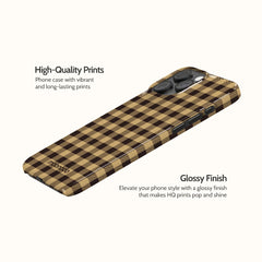 Umber Check - iPhone 15 Pro Max Case