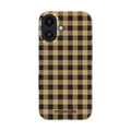 Umber Check - iPhone 16 Case