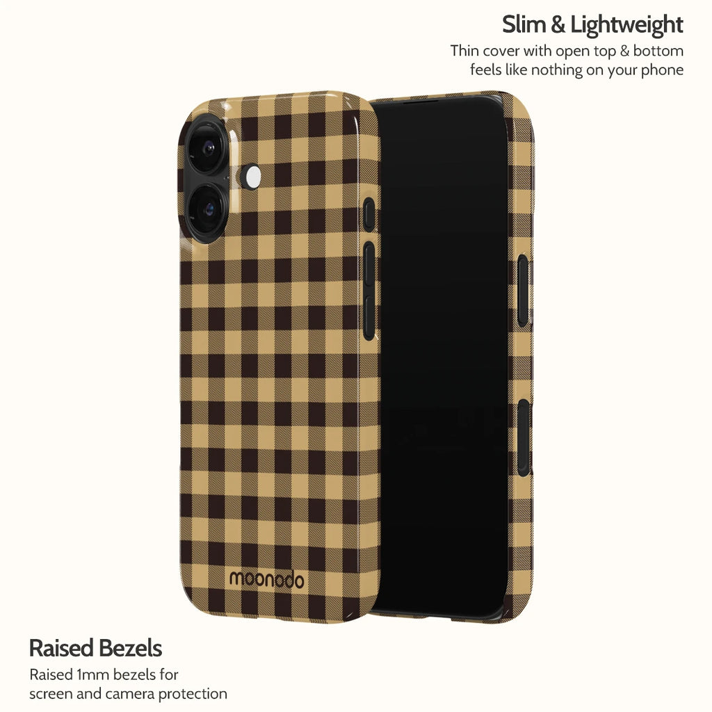 Umber Check - iPhone 16 Case