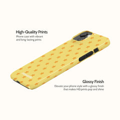 Saffron Stars - iPhone 14 Plus Case