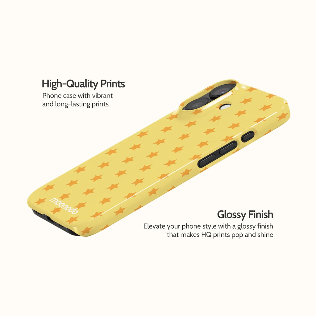Saffron Stars - iPhone 17 Case