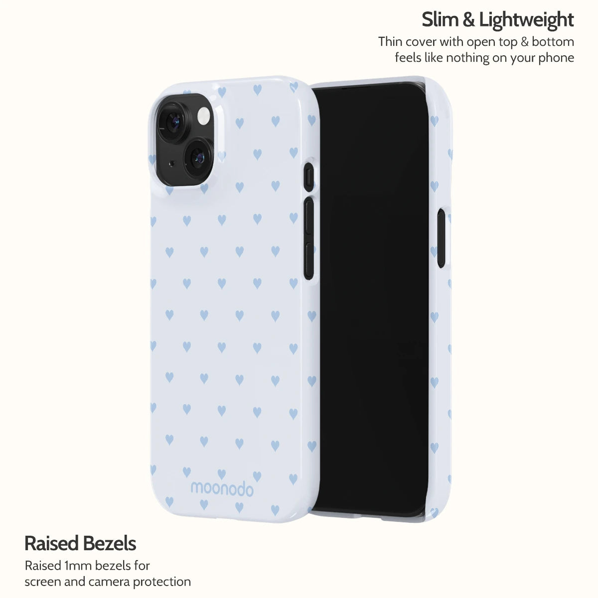 Powder Hearts - iPhone 15 Case