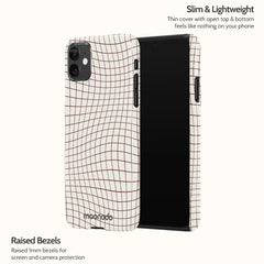 Sepia Grid - iPhone 11 Case