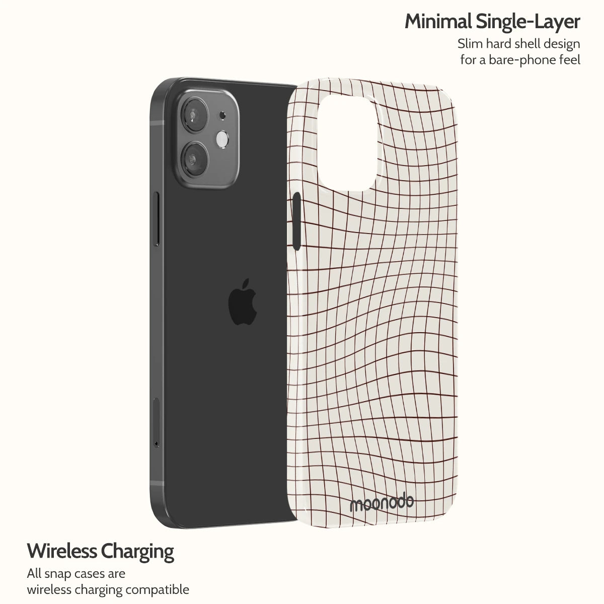 Sepia Grid - iPhone 12 Case