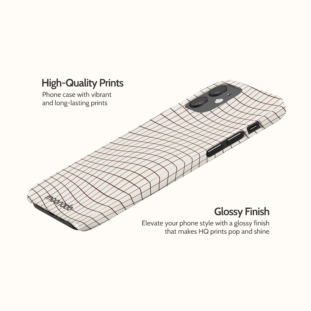 Sepia Grid - iPhone 12 Case