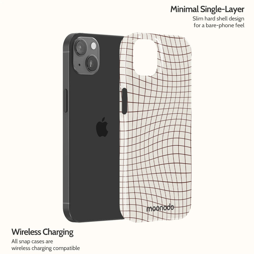 Sepia Grid - iPhone 13 Case