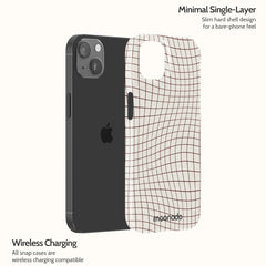 Sepia Grid - iPhone 13 Case