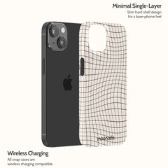 Sepia Grid - iPhone 14 Case
