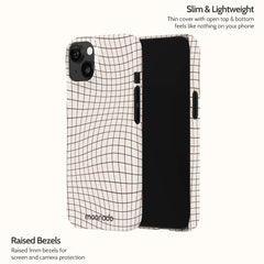 Sepia Grid - iPhone 14 Case