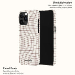 Sepia Grid - iPhone 15 Pro Max Case