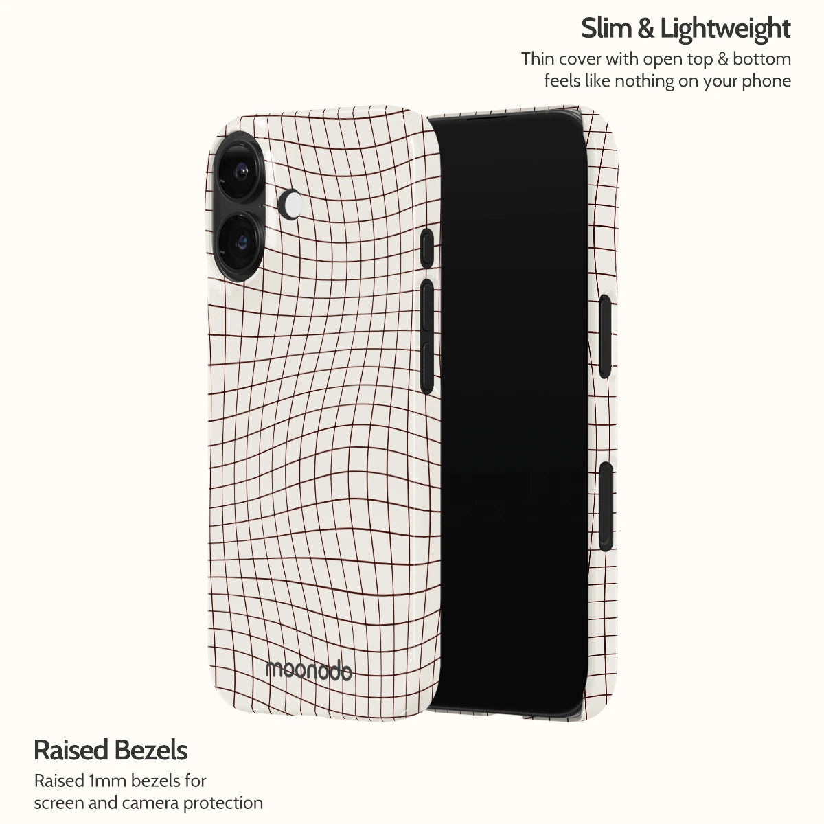 Sepia Grid - iPhone 16 Case