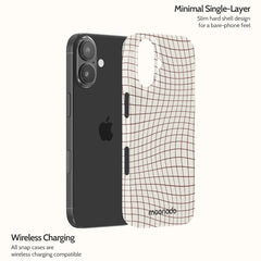 Sepia Grid - iPhone 17 Case