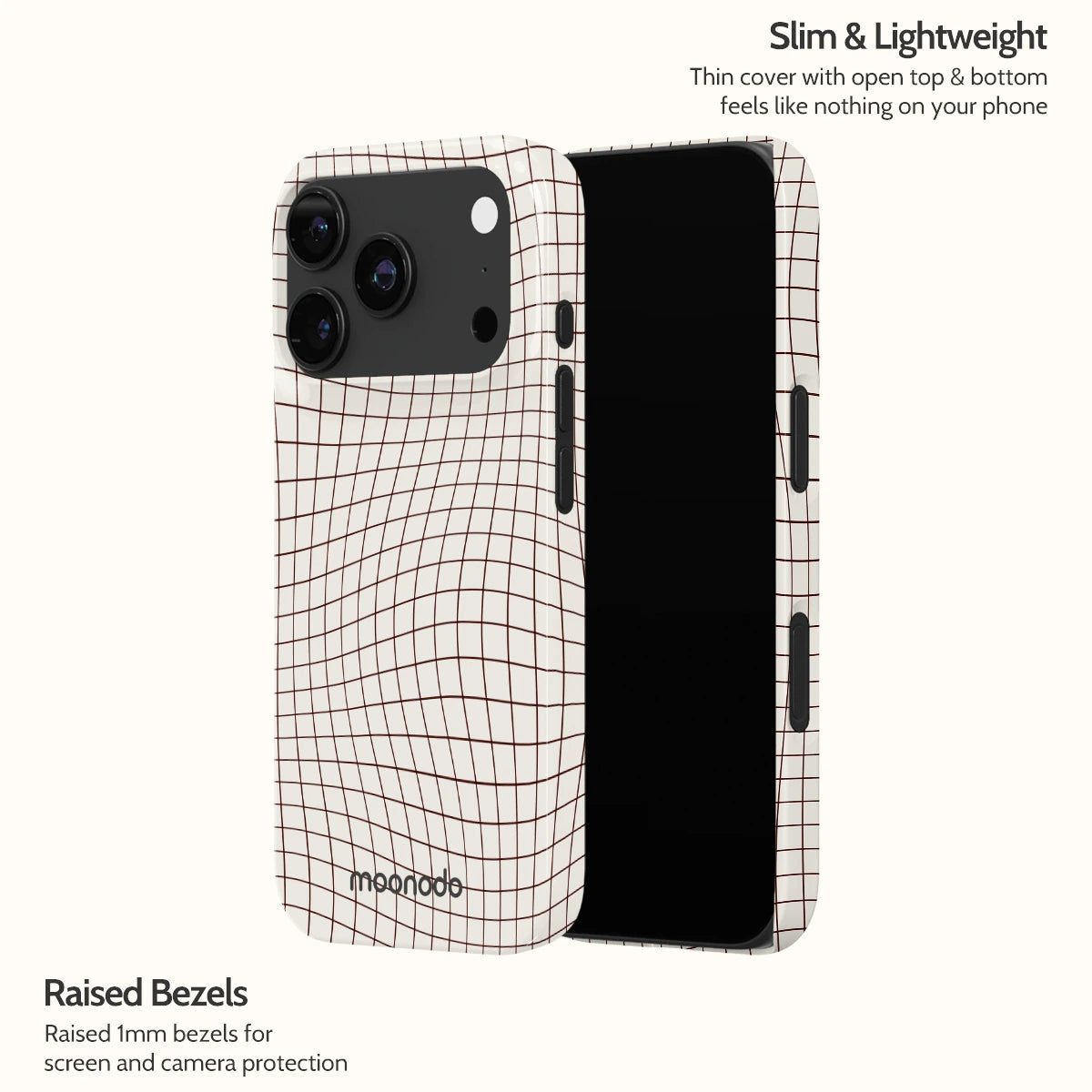 Sepia Grid - iPhone 18 Pro Case