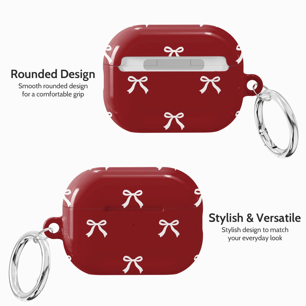Garnet Bows - AirPods Pro 2 Case