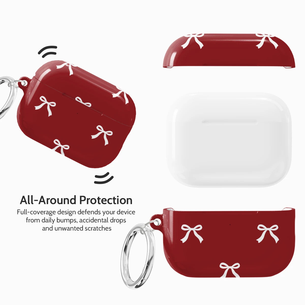 Garnet Bows - AirPods Pro 3 Case