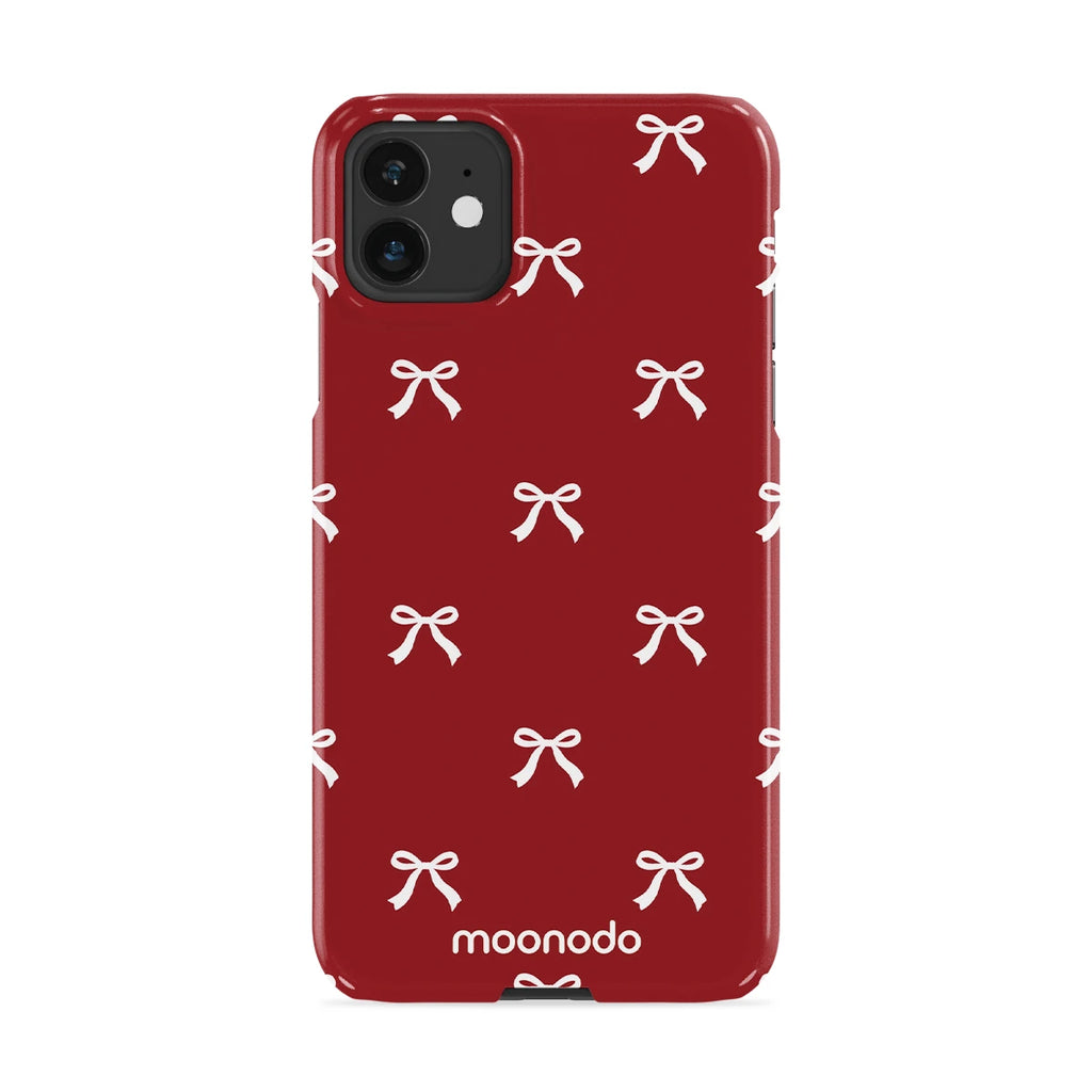 Garnet Bows - iPhone 11 Case