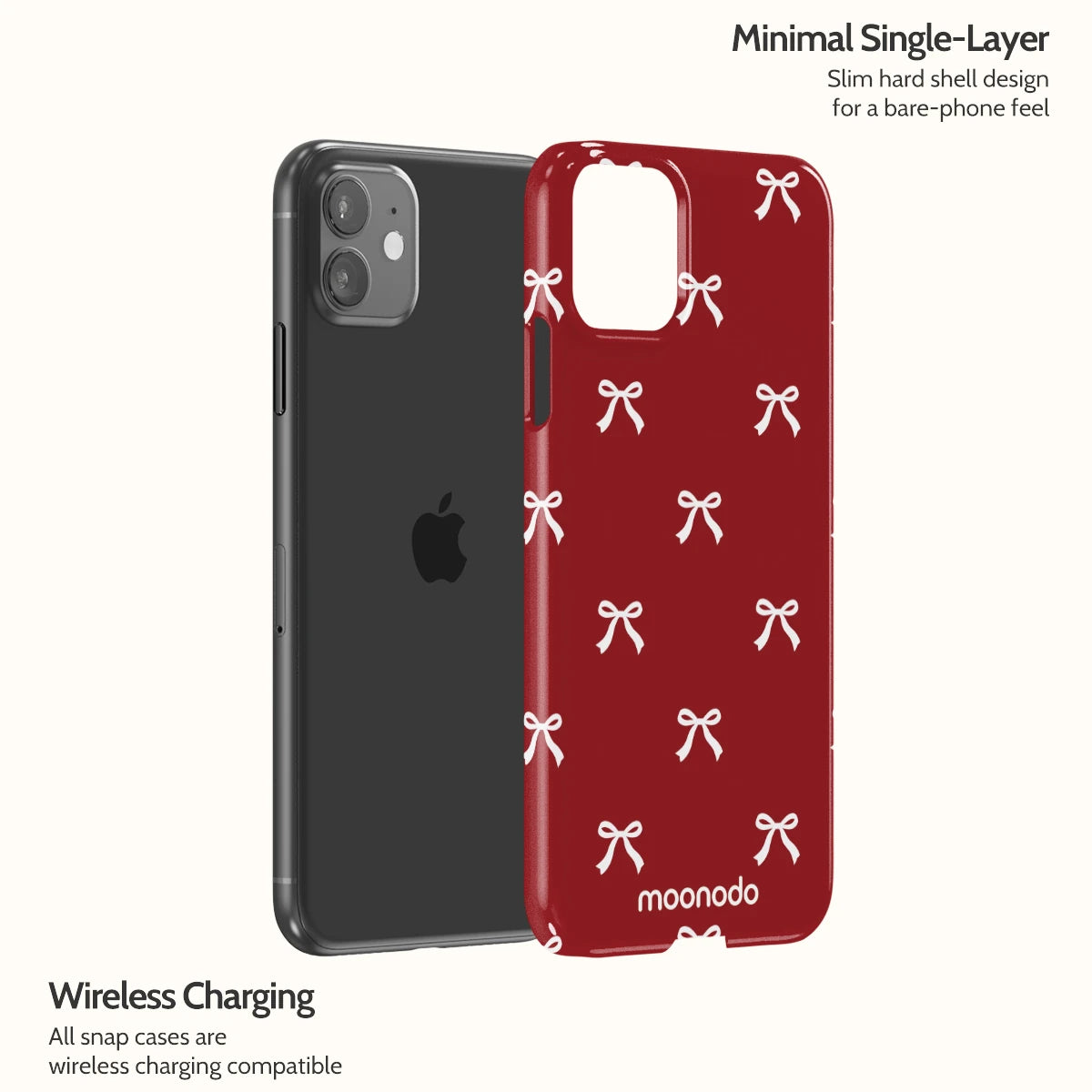 Garnet Bows - iPhone 11 Case