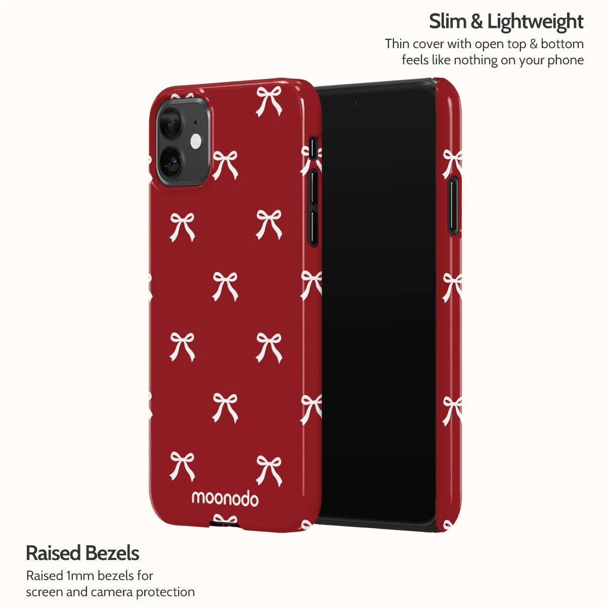 Garnet Bows - iPhone 11 Case